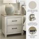 Shaybrock Antique White And Brown 2 Drawer Nightstand