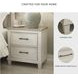 Shaybrock Antique White And Brown 2 Drawer Nightstand