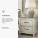 Shaybrock Antique White And Brown 2 Drawer Nightstand