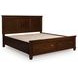 Danabrin Brown King Storage Panel Bed