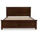 Danabrin Brown King Storage Panel Bed
