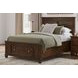 Danabrin Brown Full Storage Panel Bed