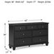 Lanolee Black Dresser