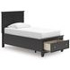 Lanolee Black Youth Storage Panel Bedroom Set