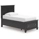 Lanolee Black Youth Storage Panel Bedroom Set
