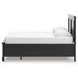 Lanolee Black Queen Storage Panel Bed
