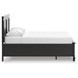 Lanolee Black Queen Storage Panel Bed