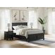 Lanolee Black Queen Storage Panel Bed