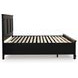 Lanolee Black King Storage Panel Bed