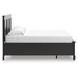 Lanolee Black King Storage Panel Bed