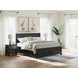 Lanolee Black King Storage Panel Bed