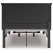 Lanolee Black Full Storage Panel Bed