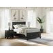 Lanolee Black Full Storage Panel Bed
