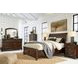 Porter Rustic Brown 7 Drawer Dresser and Arched Mirror