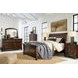 Porter Rustic Brown 7 Drawer Dresser and Arched Mirror