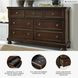 Porter Rustic Brown Dresser