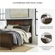 Porter Rustic Brown King Panel Bed