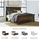 Porter Rustic Brown King Panel Bed