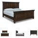 Porter Rustic Brown King Panel Bed
