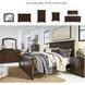 Porter Rustic Brown California King Panel Bed