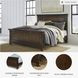 Porter Rustic Brown California King Panel Bed