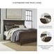 Porter Rustic Brown California King Panel Bed