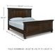 Porter Rustic Brown California King Panel Bed
