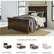Porter Rustic Brown Queen Panel Bed