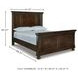 Porter Rustic Brown Queen Panel Bed