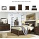 Porter Rustic Brown Sleigh Queen Storage Bed
