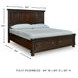 Porter Rustic Brown King Panel Storage Bed