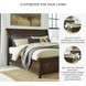Porter Rustic Brown Sleigh King Storage Bed