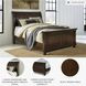 Porter Rustic Brown Queen Sleigh Bed