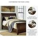 Porter Rustic Brown Queen Sleigh Bed