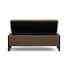 Abby Brown Upholstered Storage Accent Bench