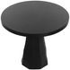 Kliff Black 34" Round Outdoor Bistro Table