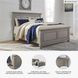 Lettner Light Gray Queen Panel Bed
