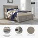 Lettner Light Gray King Sleigh Storage Bed