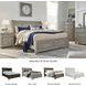 Lettner Light Gray King Sleigh Storage Bed