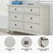 Robbinsdale Antique White Six Drawer Dresser