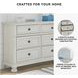 Robbinsdale Antique White Six Drawer Dresser