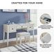 Robbinsdale Antique White Vanity With Stool