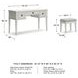 Robbinsdale Antique White Vanity With Stool