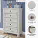 Robbinsdale Antique White Youth 5 Drawer Chest