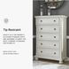 Robbinsdale Antique White 5 Drawer Chest
