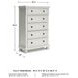 Robbinsdale Antique White 5 Drawer Chest