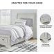 Robbinsdale Antique White Twin Sleigh Storage Bed