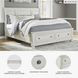 Robbinsdale Antique White Queen Sleigh Storage Bed
