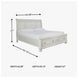 Robbinsdale Antique White Queen Sleigh Storage Bed