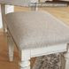 Realyn Chipped White Vanity with Mirror and Stool